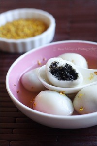 Recipe for Black Sesame tang yuan